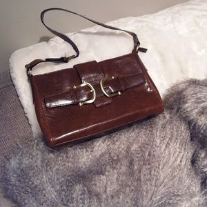 Pierre Cardin Brown pu leather-look bag